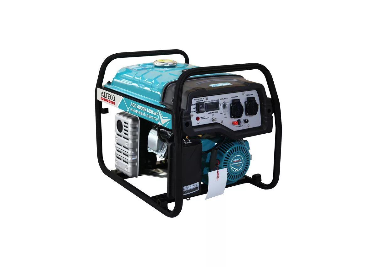 Бензиновый генератор 2.1 кВт Carver PPG-2500 220В ручной однофазный четырехтактный