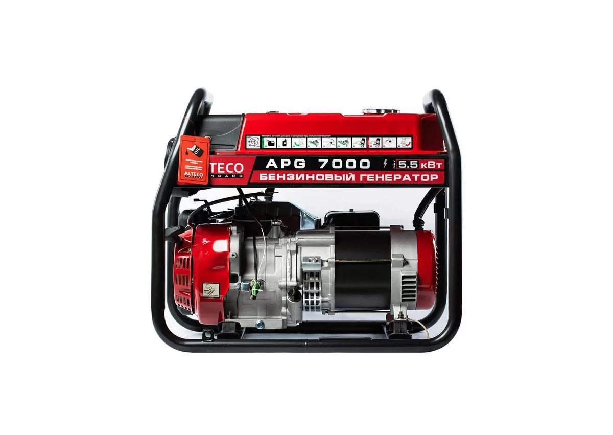 Бензиновый генератор 0.9 кВт Carver PPG-1200 220В ручной однофазный четырехтактный