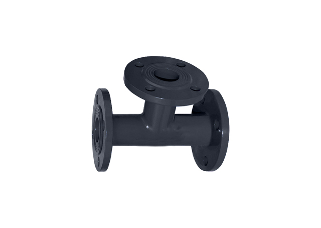 Стальной фланцевый тройник 300х100 ст20