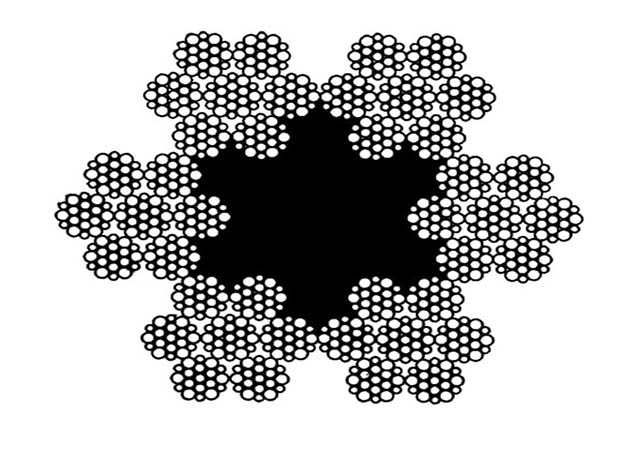 Канат тройной свивки  15 мм Met WK  Redaelli Tecna S.p.A.